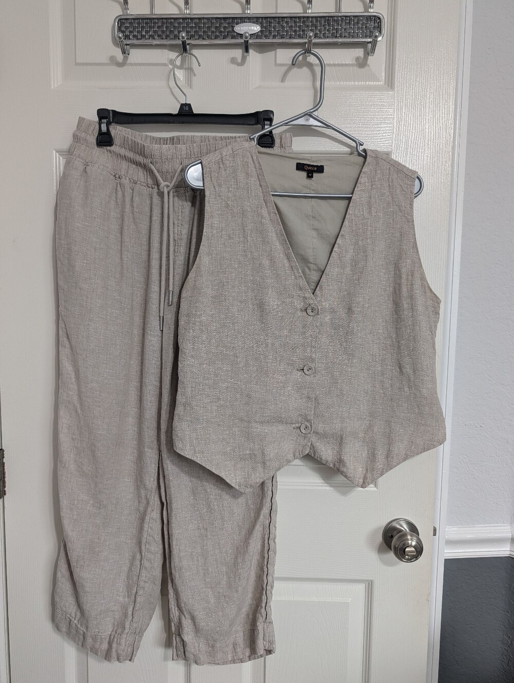 Quince linen blend Set Color Flax Size M